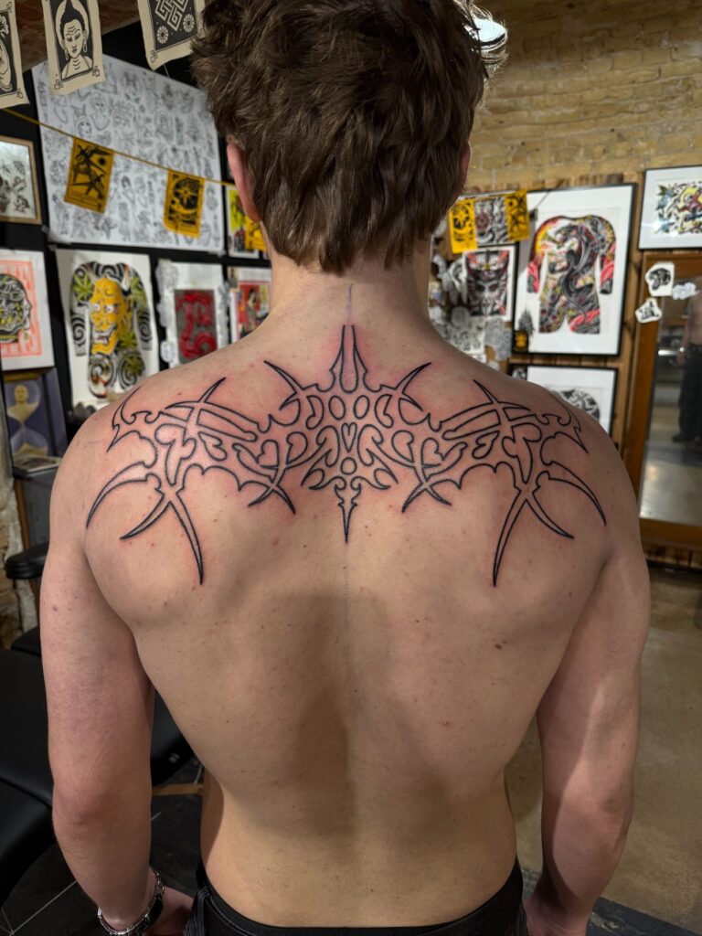 Tribal tattoo by Austris Briedis, Rīgas Tinte