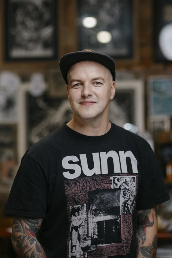 Tetovējums, meistars Jānis Burmeisters, Rīgas Tinte