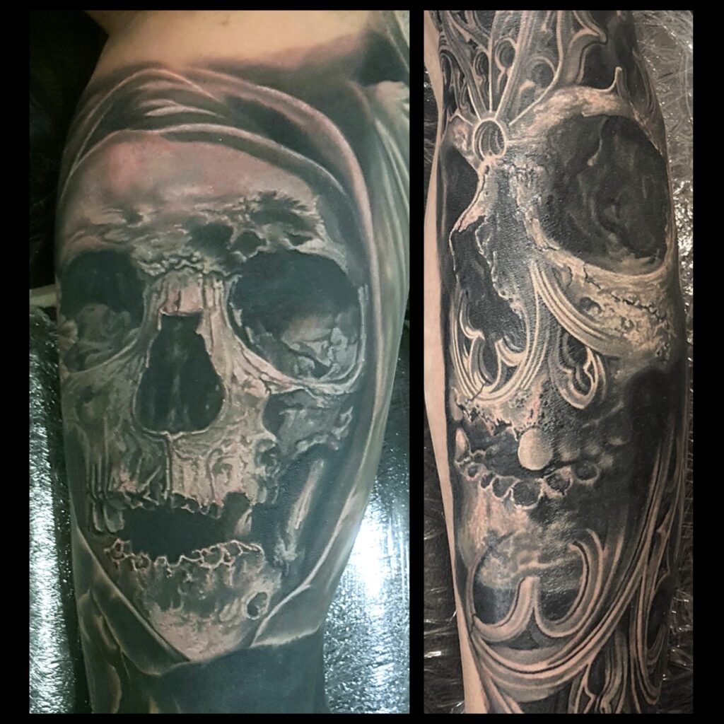 Realistic tattoo by Jānis Kinēns, Rīgas Tinte