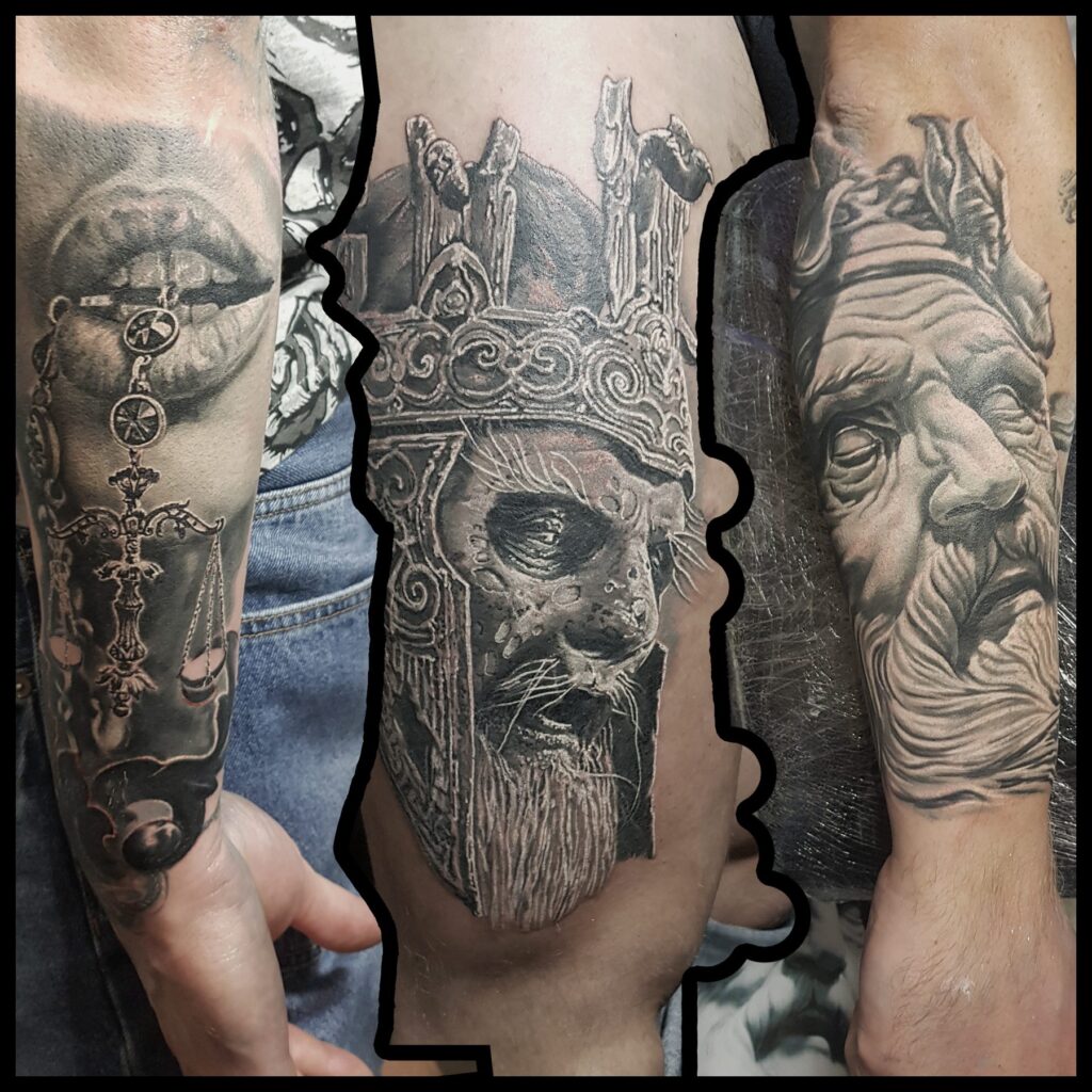 Realistic tattoo by Jānis Kinēns, Rīgas Tinte