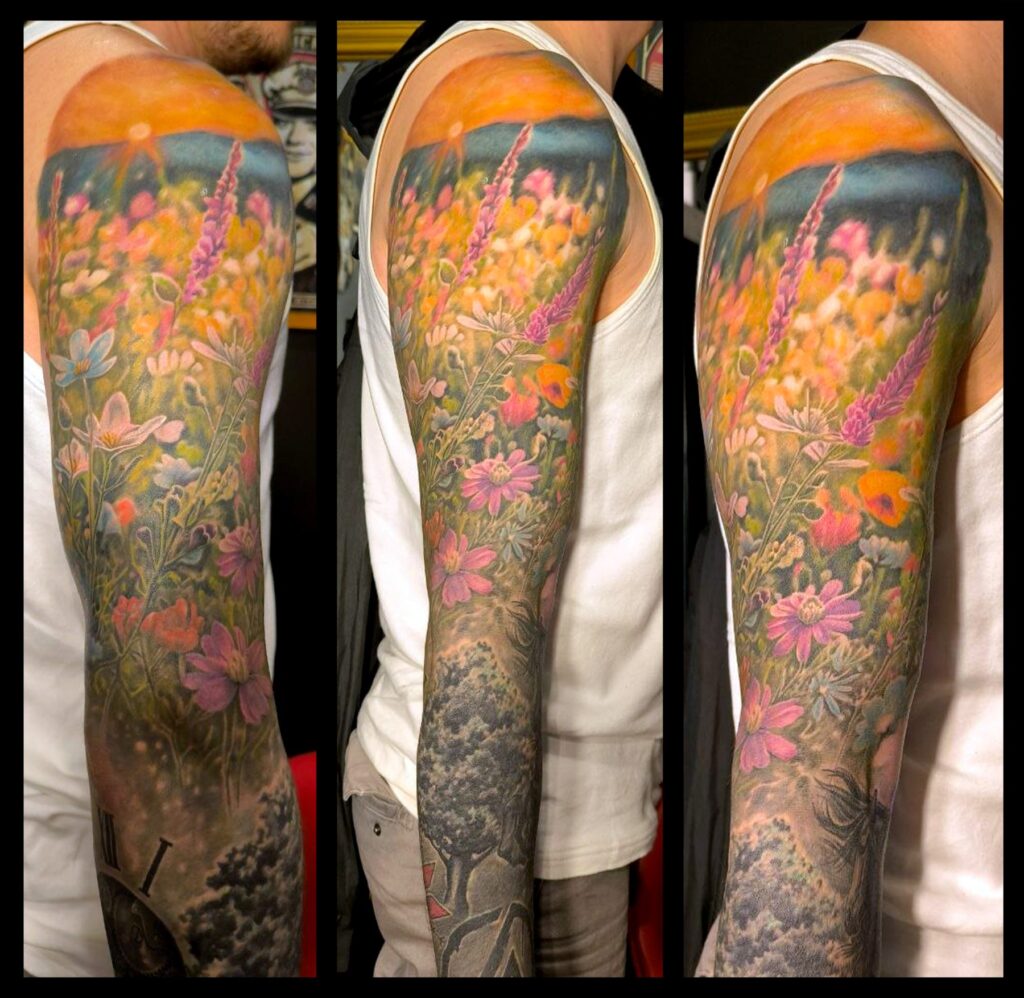 Realistic tattoo by Jānis Kinēns, Rīgas Tinte