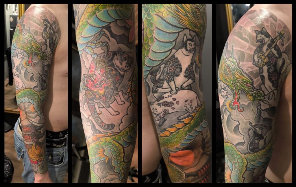 Realistic tattoo by Jānis Kinēns, Rīgas Tinte