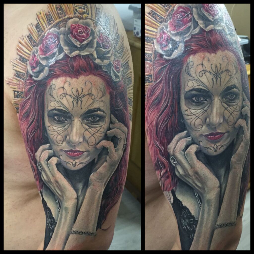 Realistic tattoo by Jānis Kinēns, Rīgas Tinte